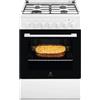 Electrolux LKK600000W Cucina Elettrico Gas Bianco A