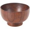 Jenngaoo Insalatiera in legno, ciotole per giuggiole fatte mano Insalata dessert Zuppa frutta Spuntino Riso Pasta ai cereali Biscotti alle noci Ciotole Ciotole da portata Decorazione della cucina(L 14cm)