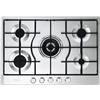 Delonghi De'Longhi SLF575LX piano cottura Acciaio inossidabile Da incasso 75 cm Gas 5 Fornello(i)"