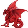 Nemesis Now Tailong - Statuina in resina, 21,5 cm, motivo: drago rosso, fantasia gotica, realizzata in resina fine, dipinta a mano