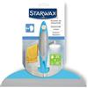 STARWAX - Tergivetro Doccia con Ventosa - Rimuove acqua e tracce di calcare - Per pareti doccia, cabine e superfici in vetro - Larghezza 22 cm - Riposizionabile e salvaspazio - 1 pezzo