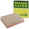 Mann Filter MANN-FILTER C 24 106 Filtro dell'aria - per Autovetture + veicoli commeriali