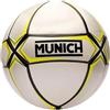 Munich Prisma Ball Football, Palloni Unisex-Adulto, Bianco/Giallo Fluor (Multicolore), 4