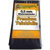 Aquagart Telo per laghetto in PVC 3m x 4m 0,5mm, pellicola nera per il laghetto da giardino