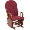 My_Living Douglas Dondolo, Legno, Bordeaux, Singolo, 68x50x107 cm