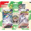 Pokemon Company Pokemon Scarlatto E Violetto Evoluzioni A Paldea - Lechonk - Blister 2 Bustine + 1 Mini Action Figure In Gomma (ita)