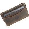Visconti Collezione Slim RAZOR Portacarte di Credito in Pelle VSL25 Olio Tan