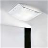 G.E.A. Luce Plafoniera Ge-michela Pm E27 Led 45x34 Vetro Bianco Lucido Lampada Soffitto Parete Moderna Interno