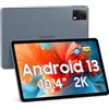 DOOGEE T20S Tablet in Offerta Android 13, 15GB RAM+128GB ROM(TF 1TB), 10.4 2K FHD 1200*2000 IPS, TÜV SÜD Rheinland, Widevine L1, 7500mAh, 13MP+5MP, 2.4G/5GWiFi Tablet PC 4G LTE/OTG/GPS/FACE ID 2024