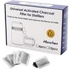 Hanchen 12 filtri a carbone attivo da 7,7 x 5,5 cm, filtri di ricambio per distillatori d'acqua Hanchen e altri distillatori