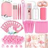 QUKLOGEN Ciglia Extension Kit Lash Extension Accessori Portatile USB Ciglia Ventola Nebulizzatore Facciale Gel Patche Pinzette Shampoo Pennello Bottiglia Lavaggio Specchio Eyelash Brush Tape Colla Anelli
