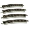 Bachmann Trains Snap-Fit E-Z Track 22 Radius Curved Track (4/Card)