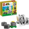 LEGO Super Mario Pack di Espansione Rambi il Rinoceronte, Figura di Animale Giocattolo Costruibile, Piccolo Regalo da Abbinare al Gioco Starter Pack 71420