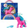 Basic Fun Pony Celeste - Aurora, My Little Pony, Basic Fun, 35341, Cavallo Giocattolo Retrò per Bambine e Bambini, Figurina di Pony Rosa 40° Anniversario, Include Corona Celeste e Accessori, Dai 4 Anni in su