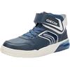 Geox J Grayjay Boy, Scarpe da Ginnastica, Navy White, 29 EU