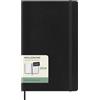 Moleskine Agenda Settimanale con Spazio per Note 12 Mesi 2024, Agenda 2024, Formato Large 13x21, Copertina Morbida e Chiusura Elastica, Colore Nero, Lingua Tedesca
