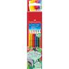 FABER-CASTELL 112406 - Set di matite colorate Colour Grip 2001, 6 pezzi in astuccio di cartone