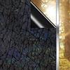 Qualsen Pellicola per Vetri Finestre Nera, Pellicola Oscurante Vetri Finestre Rilievo Laser 3D, Non Adesiva Statico Protezione UV, Pellicole Privacy Finestra per Camera da letto Bagno (60x300cm)
