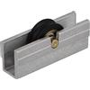 Amig - Cuscinetto Finestra Scorrevole | Set di 2 unità | Dimensioni 39 x 14 mm | Custodia Metallica e Cuscinetto a Sfere | Progettato per Finestre Scorrevoli | Alluminio