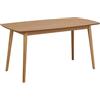 AC Design Furniture Pernille Tavolo da Pranzo Rettangolare per 6, L: 150 x P: 80 x : A: 76 cm, Quercia, Legno, 1 pz