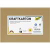 folia Kraft, carta da parati naturale, 230 g/m², DIN A5, 50 fogli, per creazioni individuali e progetti di auguri, inviti, segnaposto, ecc