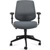 Amazon Basics Sedia da ufficio ergonomica, da scrivania, con braccioli regolabili, supporto lombare, in rete, comoda per la schiena, facile montaggio, 63.5 x 58.4 x 91.4 cm, grigio