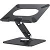 BESIGN LSX7 Supporto PC Portatile con Base Girevole a 360°, Supporto per Portatile Ergonomico, Supporto per Laptop Compatibile con Portatili da 10-15.6 (Nero)