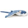 Zappi Co Peluche Giocattolo Morbido e Coccoloso per Bambini - Parte della Collezione Animali Safari, Perfetto per i Bambini (31cm Larghezza) (Manta Blu)
