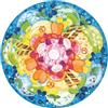 Ravensburger - Puzzle Circolare Coppa di gelato, Collezione Circle of Colors 500 Pezzi, Idea regalo, per Lei o Lui, Puzzle Adulti