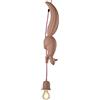 Cepten Lampadario in resina, ristorante nordico lampada animale lampadario camera da letto per bambini lampada per bambini negozio di abbigliamento semplice personalità scoiattolo luci a sospensione,Rosa