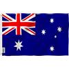 ANLEY Fly Breeze 3x5 Piedi Bandiera Australia - Colore Vivido e Resistente Ai Raggi UV - Testata In Tela E Doppie Cuciture - Bandiera Nazionale Australiana Poliestere Anelli Ottone 3 X 5 Piedi