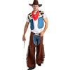 Funidelia | Costume da cowboy da per uomo Cowboys, Indiani, Western - Costume per Adulto e accessori per Feste, Carnevale e Halloween - Taglia L - XL - Marroni