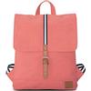 Johnny Urban Zaino Donna Rosso Lea in Tela di Cotone - Zainetto Piccolo Eleganti - Borsa Zainetti Vintage da 7 Litri per Donna e Uomo - Idrorepellente con Tasca per Computer Portatile