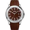 SKMEI Orologio da uomo in silicone, facile da leggere, impermeabile, sportivo, casual, alla moda, analogico, al quarzo, luminoso, regalo per padri, nero, G9286marrone, Moda
