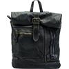 BAYSIDE BS429 Borsa Donna Cartella Zaino Explorer Rettangolare (Nero)