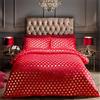 GC GAVENO CAVAILIA Copripiumino in Lamina di Cuore Set di Biancheria da Letto di Lusso, Super Morbido, Caldo e Accogliente, Poliestere, Profonda, King