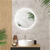 Aurlane Specchio LED IP24 reversibile, 60 x 60 cm GO ROUND LED 60