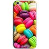 Mixroom - Cover Custodia Back Case in TPU Silicone Morbido per Apple iPhone 6 6s Fantasia Macarones Colorati M582