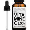 Biorganique Siero viso VITAMINA C | 100% naturale | con oli di jojoba bio + rosa canina biologica estratti di liquirizia biologici + marshmallow bio | tinto brillanteuniforme + antimacchia + elasticità | 30