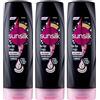 Sunsilk Bye Bye Crespo Balsamo per Capelli Crespi e Danneggiati Formula Active-Fusion con Olio di Mandorle Cheratina Biotina ad Azione Nutriente Rinforzante Districante Idratante - 3 Flaconi da 200ml