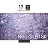 Samsung Series 8 TV QE75QN800CTXZT Neo QLED 8K, Smart TV 75 Processore Neural Quantum 8K, Dolby Atmos e OTS+, Titan Black 2023 GARANZIA ITALIA