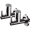 Sanitop-Wingenroth angolare con recidiva rosetta, Exklusiv, 1,27 cm, Set di 2, in ottone cromato, 22512 0