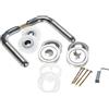 Alpertec Porta in acciaio inox Alpertec New York II - R appartamento banda porte PZ pulsante set maniglia porta guarnizioni, 88020020