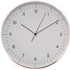 LUUK LIFESTYLE Orologio da Parete Design Silenzioso senza Ticchettio (31cm), Regalo Inaugurazione, Ideale per Cucina, Salotto, Bagno, Soggiorno, Ufficio, con Lancetta dei secondi, in Bianco e Oro Rosa