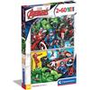 Clementoni - 21605 - Supercolor Puzzle - Marvel Avengers - 2X60 Pezzi (Include 2 Puzzle Da 60 Pezzi) - Puzzle Bambini 5 Anni, Puzzle Cartoni Animati, Puzzle Supereroi - Made In Italy