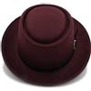 SSLA - Cappello Pork pie - Uomo rosso vivo 56-58 cm