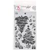 Texture Stencil Christmas tree
