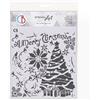 Stencil Texture Magic holidays
