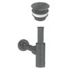 COLAVENE Piletta in + sifone per Colavene Tino & Tina NERO MATT - 330261