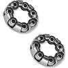 cyclingcolors 2 cuscinetti per bicicletta Cycle mountain bike Città Vintage Route Cyc3701260832017, 13 mm 20 mm, 7 biglie 4,76 mm, colore: Argento